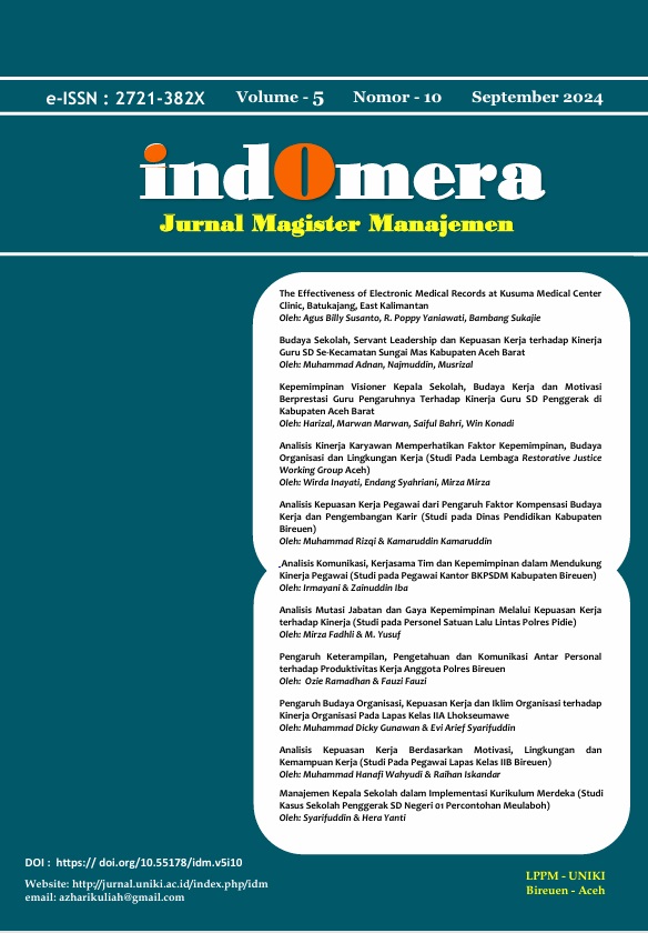 					View Vol. 5 No. 10 (2024): indOmera, September 2024
				